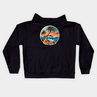 Palm tree Kids Hoodie